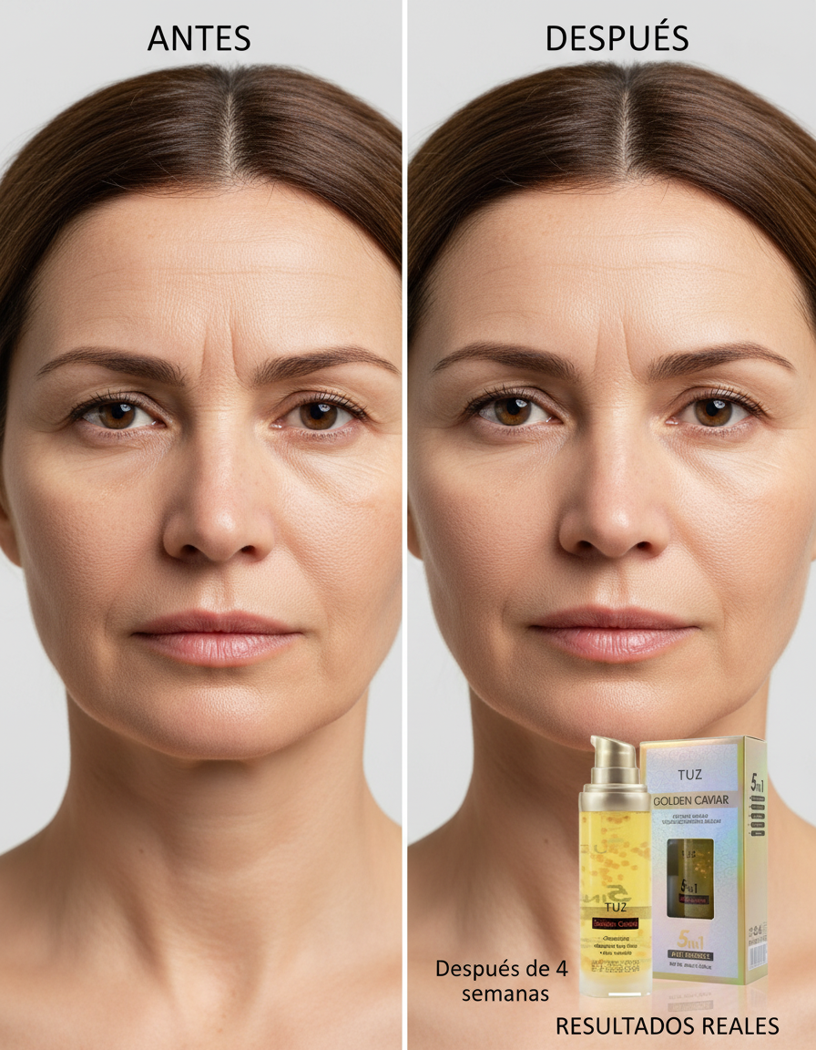 Antes y después realista Serum Activador de Juventud